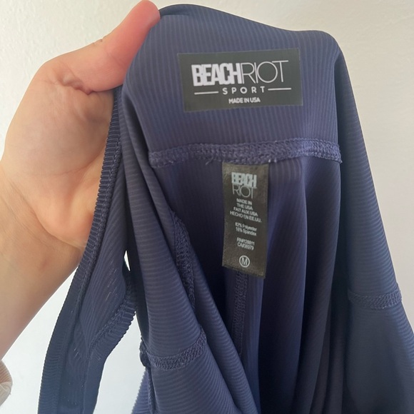 Beach Riot Sport Rosalie Catsuit In Marine Navy Size Medium - Picture 10 of 11